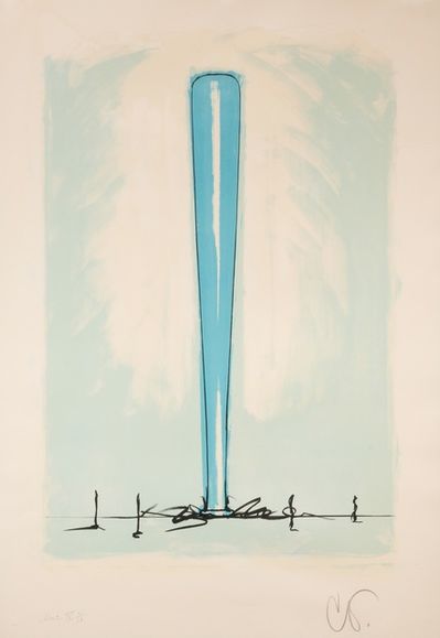 Claes Oldenburg, ‘Bat Spinning at the Speed of Light, State IV’, 1975