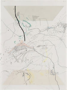 Julie Mehretu, ‘Untitled (Court)’, 1998