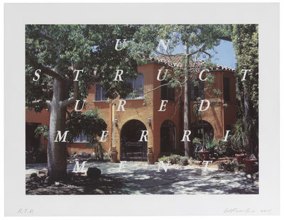 Ed Ruscha, ‘Unstructured Merriment’, 2016