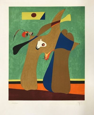 Joan Miró, ‘A women’, 1958