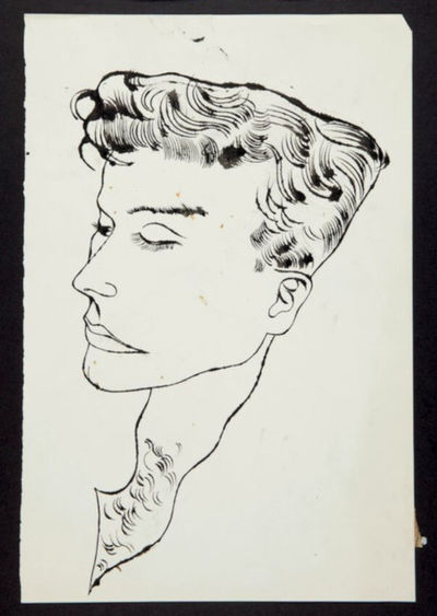 Andy Warhol, ‘Male Portrait’, ca. 1956