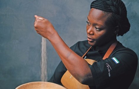 Chef Fatmata Binta puts the ingredient fonio – a  nutritious, gluten-free and fibre-rich grain – centrestage in  her Fulani Kitchen in Ghana