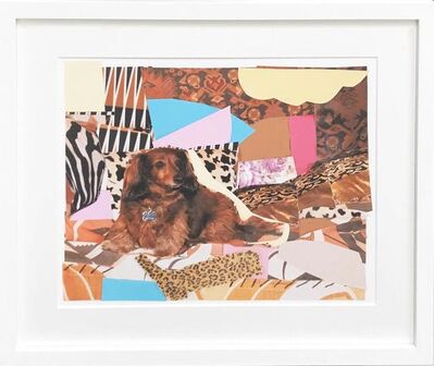 Mickalene Thomas, ‘Portrait de Priscilla Le Petit Chien’, 2012