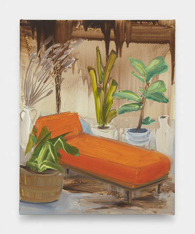 Tala Madani, ‘Orange Chaise #2’, 2019