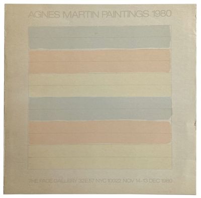 Agnes Martin, ‘Agnes Martin Paintings 1980’, 1980