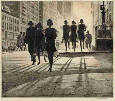 Martin Lewis, ‘Shadow Dance’