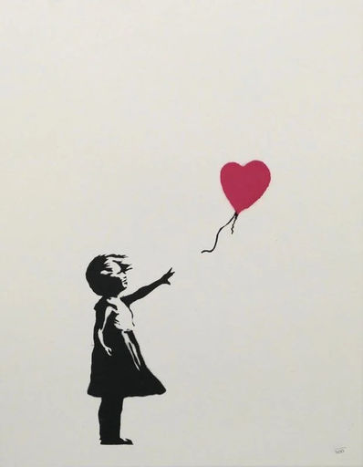 Banksy, ‘Girl With Balloon (Signed)’, 2004