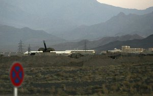 In this Sept. 2007 file picture an anti-aircraft gun position is seen at Iran's nuclear enrichment facility in Natanz, Iran