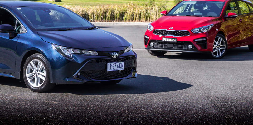 2019 Kia Cerato Sport v Toyota Corolla SX comparison