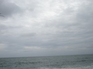 View of the Atlantic Ocean on the West coast of Africa , Sierra Leone