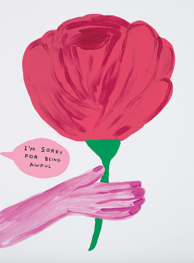 David Shrigley, ‘I'm Sorry For Being Awful’, 2018