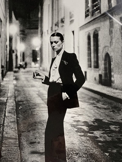 Helmut Newton, ‘Rue Aubriot, Paris (signed)’, 1975