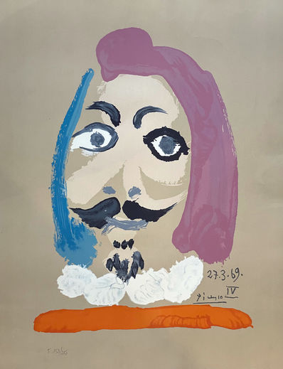 Pablo Picasso, ‘'Portrait Imaginaires 27.3.69 IV'’, 1970