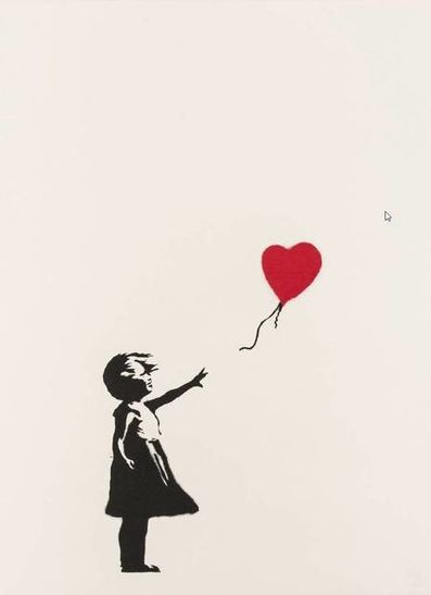 Banksy, ‘Girl With Balloon (Signed)’, 2005