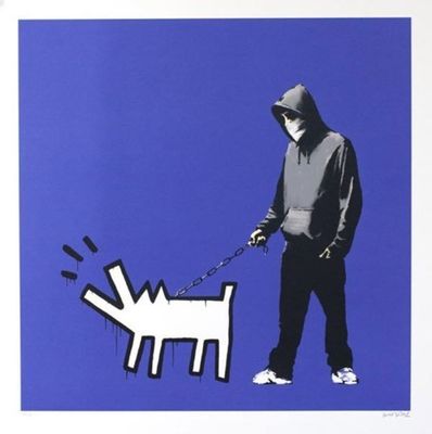 Banksy, ‘Choose Your Weapon (Dark Blue AP)’, 2010