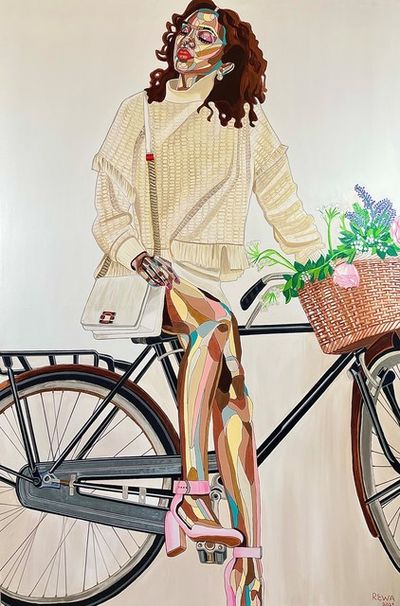 REWA, ‘Somadina with Bicycle’, 2021