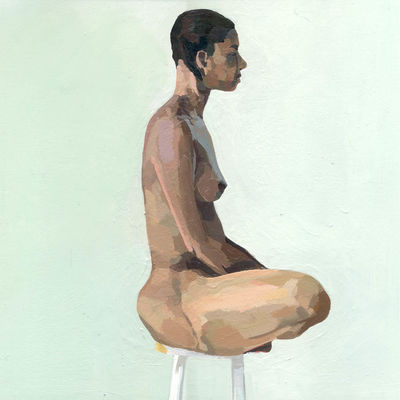 Ingrid Capozzoli Flinn, ‘Nude on Stool in Profile’, 2006