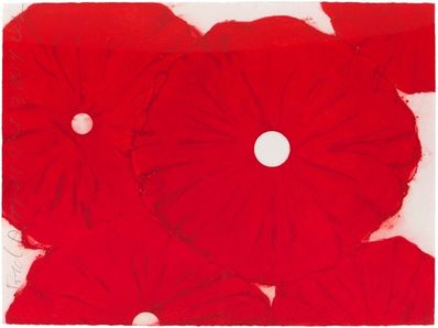 Donald Sultan, ‘Red Poppies Oct 3 2014’, 2014