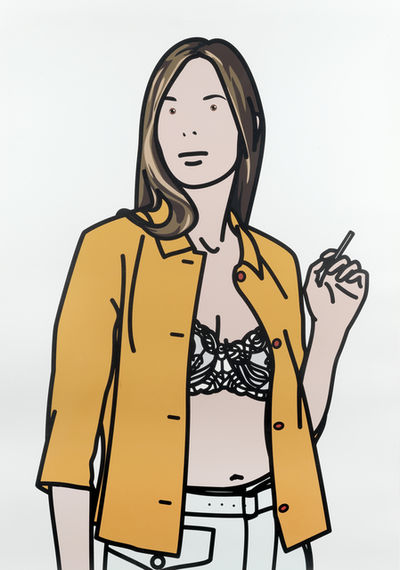 Julian Opie, ‘Ruth Smoking I’, 2006