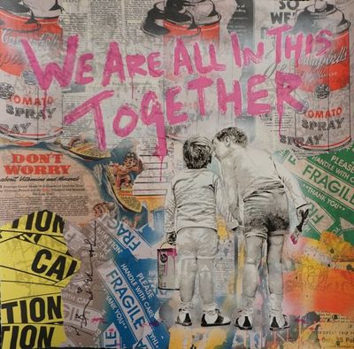 Mr. Brainwash, ‘We Are All in This Together’, 2020
