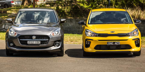 Small hatch review: 2020 Kia Rio v Suzuki Swift comparison