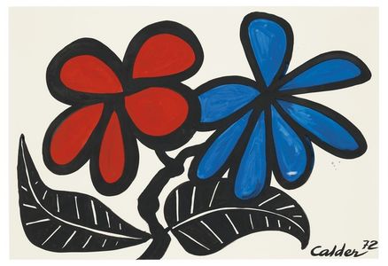 Alexander Calder, ‘Black Leafed Flowers’, 1972