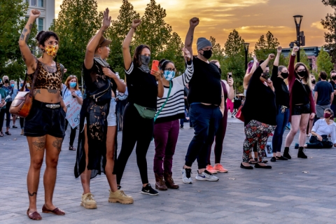 Santa Rosa Fast Response Vigil for RBG