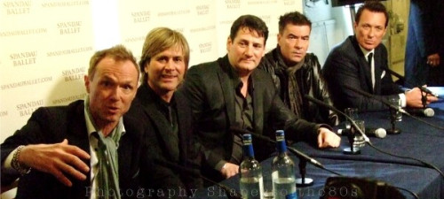 Spandau Ballet, 2009, press conference, HMS Belfast, pop music, free CD