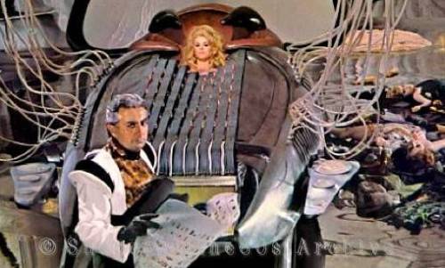 Milo O'Shea, Jane Fonda, Barbarella, FR/IT 1968, Roger Vadim