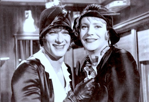 Tony Curtis, Jack Lemmon, Some Like it Hot, drag