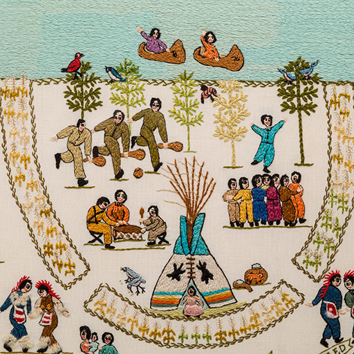 Bicentennial Site Embroidery