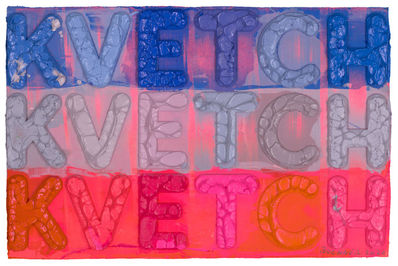 Mel Bochner, ‘Kvetch’, 2020