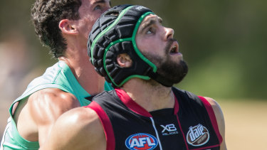 Paddy McCartin training with St Kilda in 2019. 