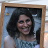 Supporters hold a photo of British-Iranian mother Nazanin Zaghari-Ratcliffe, whose jail sentence was recently extended by a year. 