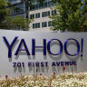 Signage in front of Oath Inc. Yahoo! headquarters in Sunnyvale, California, U.S., on Wednesday, April 21, 2021. Silicon Valley has the lowest office vacancy rate in the U.S., even as technology companies embrace remote work. Photographer: David Paul Morris/Bloomberg