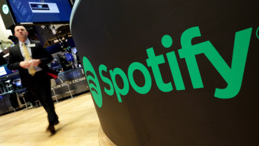 Spotify is listed on the New York Stock Exchange. 