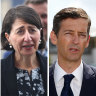 Natasha Maclaren-Jones, Gladys Berejiklian, Matthew Mason-Cox.