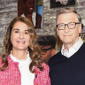 Bill and Melinda Gates in the CBS Toyota Greenroom before an appearance on air in 2019.