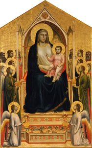 Giotto, ‘Virgin and Child Enthroned’, 1305-1310