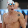 Cody Simpson, followed by millions, has been starstruck at the Australian swimming championships