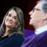 Big donation: Melinda and Bill Gates.