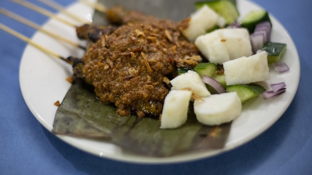 Island Dreams' chicken satay sticks are only served during Ramadan.