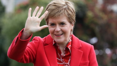 First Minister Nicola Sturgeon.