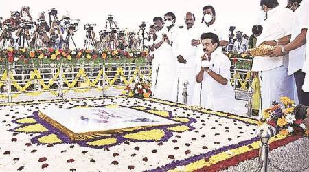 MK Stalin, Tamil Nadu CM, Tamil Nadu new CM, Stalin swearing ceremony, Stalin news, india news, indian express