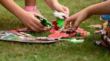 kids, learning, children, learning while playing, interesting ways to help children learn, play-learning, parenting, DIY activities, indian express news