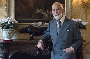 File - Prince Michael of Kent is a member of the British royal family. He is a paternal first cousin of Queen Elizabeth II, being a grandson of King George V and Queen Mary. 