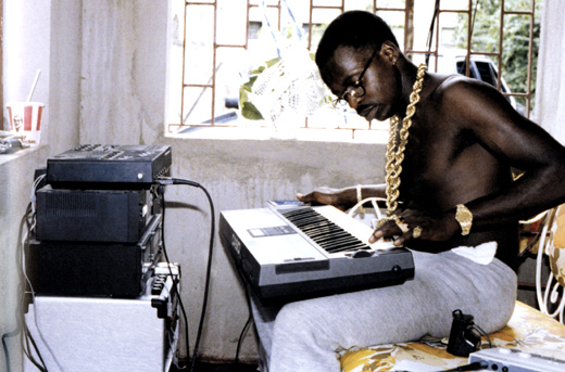 Tiger in his home studio 1987