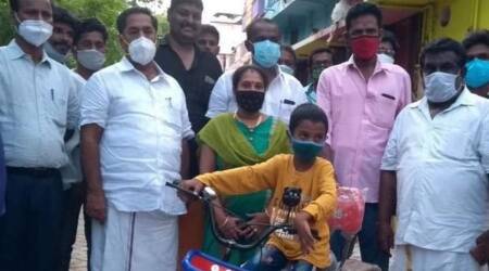 Tamil Nadu: Harish donates Rs1000 from savings to CMRF; in return Stalin gifts bicycle