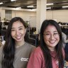 Davina Adisusila and Jenny Chu, engineers at Eucalyptus. Story is about women who build startups - the engineers behind the companies.