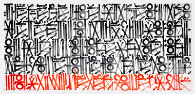 RETNA, ‘The Bottom Line Is Red’, 2011